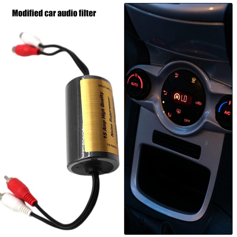 Ground Loops Noise Isolator Connector Noise Filter for Car and Home Using Noise Suppressor Reducer Alternator