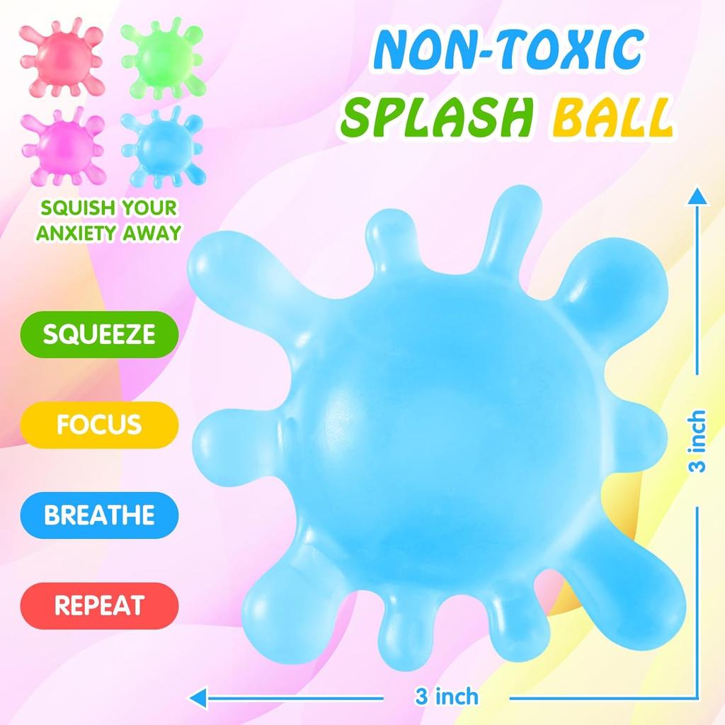 New Virus Shaped Squeeze And Release Toys, Slow Rebound Release Toys, Casual Holiday Gifts, High Aesthetic Dopamine Colors.