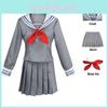 Stunning Pure Color Sailor Dress Cosplay Costume For Hatsune Miku Fans