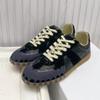 Sapatos Derby Casuais de Primavera Mulher Homem Patchwork de Couro Biqueira Redonda Tênis Sapatos de Cadarço de Primavera para Amantes Masculino 2025