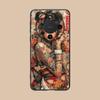 Retro Tattoo Girl Mobile Phone Case for Huawei Mate 60 50 40 30 20 10 Pro Plus Lite E 5G Colorful Printing Cover Luxury Cover