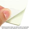 PATIKIL Push Pull Door Sign, 2 Pack Self-Adhesive Square Acrylic Gate Sticker Wall Marker for Office Store Shop, Golden