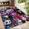 Nightmare Before Christmas Carpet Rug Soft Washable Anti Slip Home Living Room Sofa Mats Personalized Christmas Rug