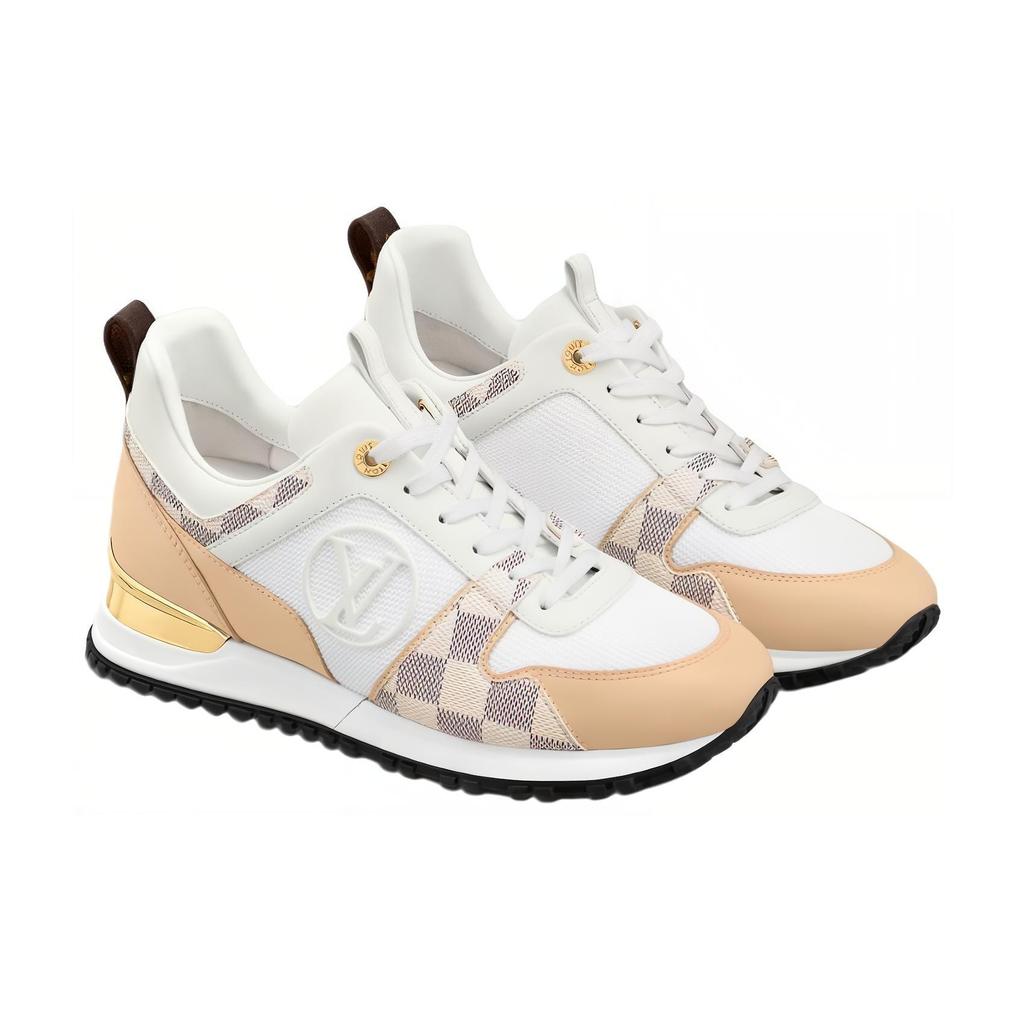 LOUIS VUITTON Run Away Low top Casual Shoes Women's White Umber 1AAWFB