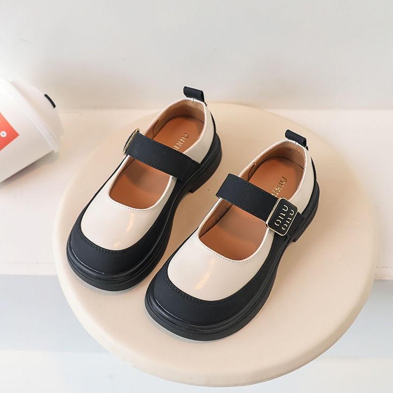 Girls Leather Shoes for School Party Wedding Elegant Children Mary Janes Leather Loafers Princess Kids