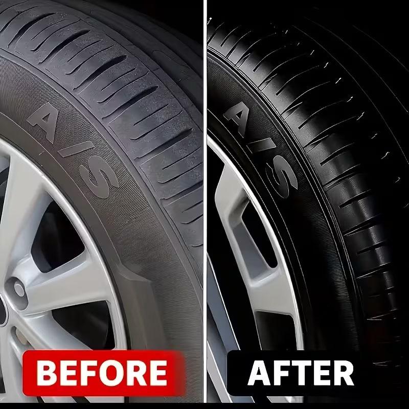 Black Plastic Trim Restorer – Automotive Interior Plastic Restorer (Sponge Included) – Car Surface Care Product