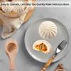 A74E-Hand Carved Wooden Steamed Stuffed Bun Mold, Pattern Steamed Stuffed Bun Mold,Steamed Stuffed Bun, Dim Sum Making Tools