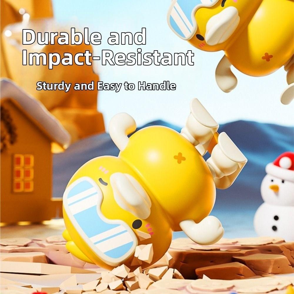 Clockwork Design Clockwork Duck Toy Plastic Material Jumping Duck Toy  Early Education