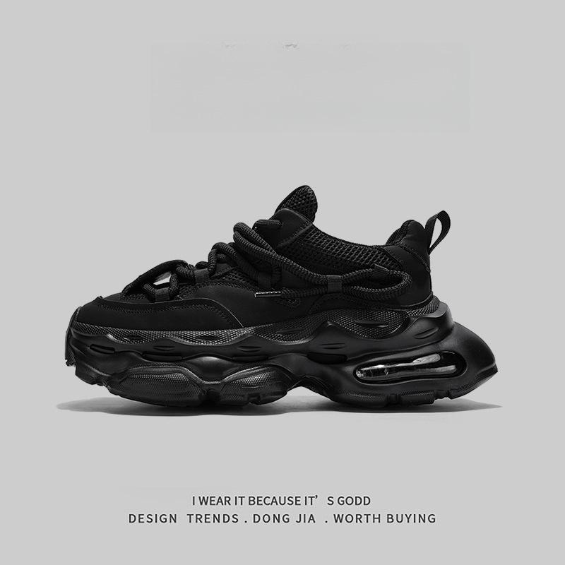 

Dongjia Qshoes: High-End Dad Shoes with Thick Soles and Height Boost - Trendy, Versatile Fashion for Casual Sports. Size 39