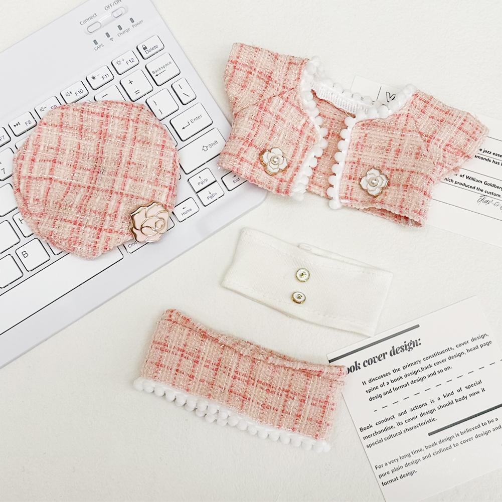 

Для 20 см хлопковые комбинезоны для кукол из мультфильмов, сменная одежда для плюшевых кукол, аксессуары для игрового дома, мини-одежда 07#