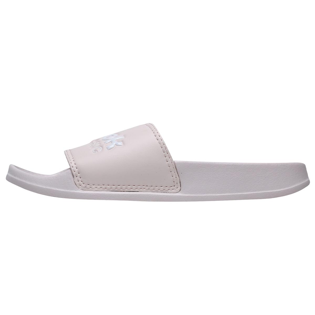 Reebok Classic Slide Soft Sole Cozy Flat Heel Sports Slippers Pink Red Unisex CN4086 EU 34.5