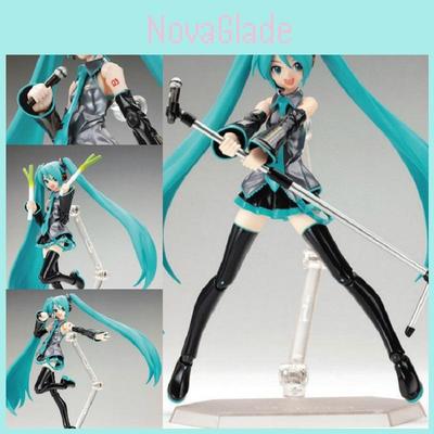 Figurine articulée Figma Hatsune Miku Vocaloid de 15 cm pour enfants, en boîte**