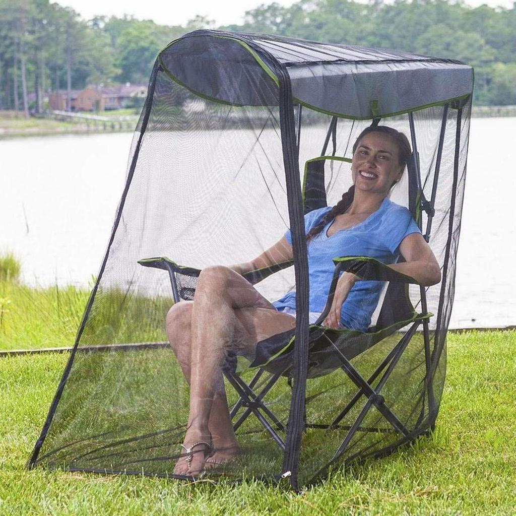 Waterproof Roof Fly Net Fly Net Protective Waterproof Compact Sun Shade swing garden mosquito net canopy chair insect screen