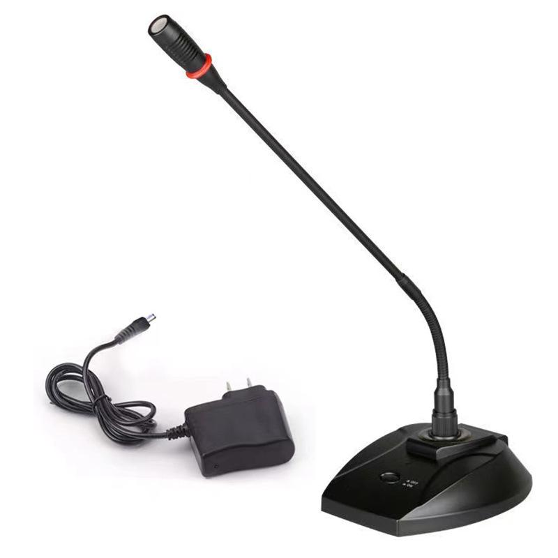 Professional Gooseneck Desktop Microphone for Conferences and Speeches