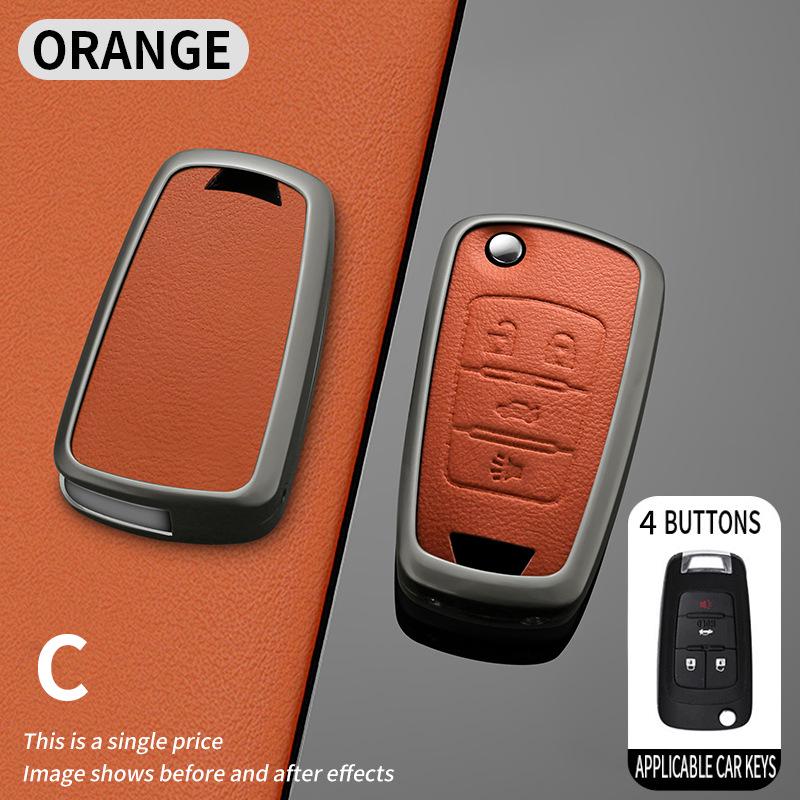Chevrolet Malibu 2012-2018 Folding Key Case - Premium Protective Shell for Men and Women