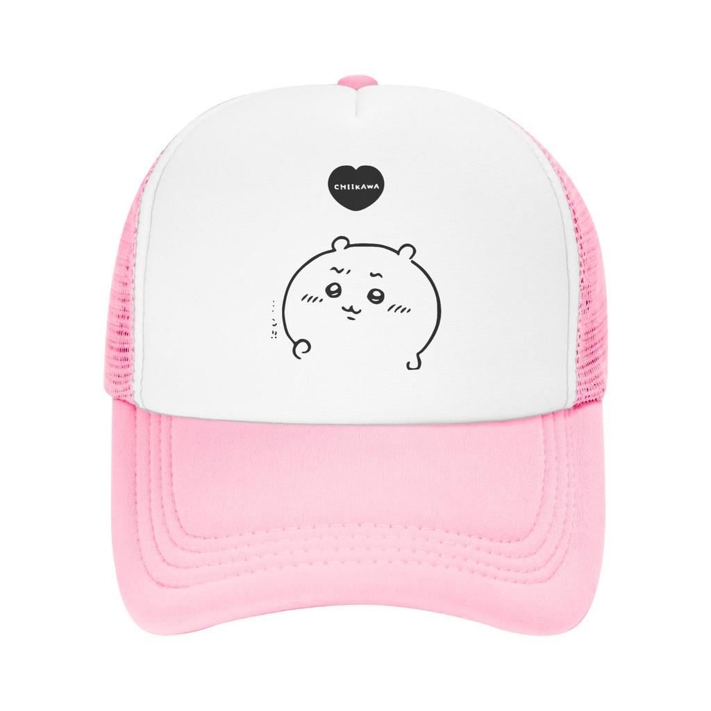 Chiikawas Heart Cute Bear Cat Trucker Cap Adult Hat Trucker Hat Trucker Cap Adjustable Snapback Caps Mesh Baseball Cap Summer