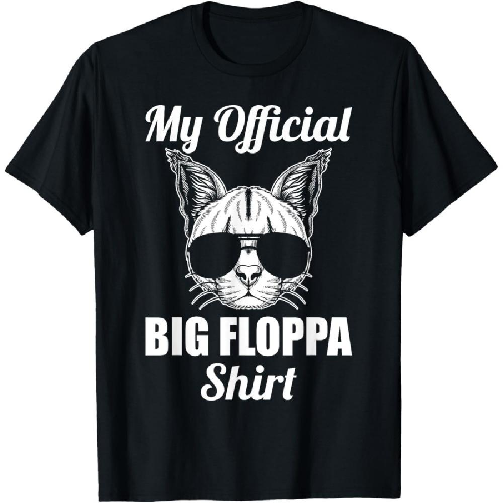 Мем про кота каракала Большого Флоппу Моя официальная футболка Большого Флоппы S