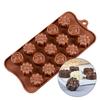 Silicone molds for chocolate,non-stick baking,and various shapes of candy and butter,love hearts,flowers,kitchen handmade DIY