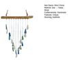 Sea Glass Wind Chime for Outside Handcrafted Coastal Style Hanging Wind Chime for Garden Backyard Home Indoor Outdoor Decoration