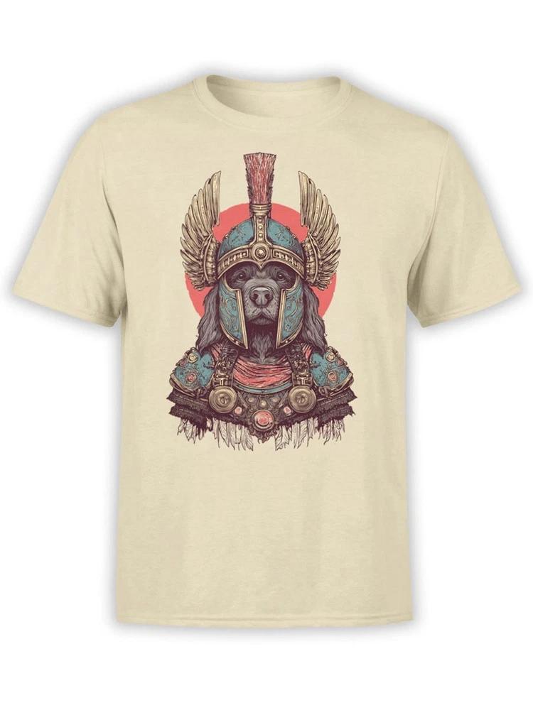 Fantucci Canine Centurion TShirt Funny Warrior Dog Tee Unisex S