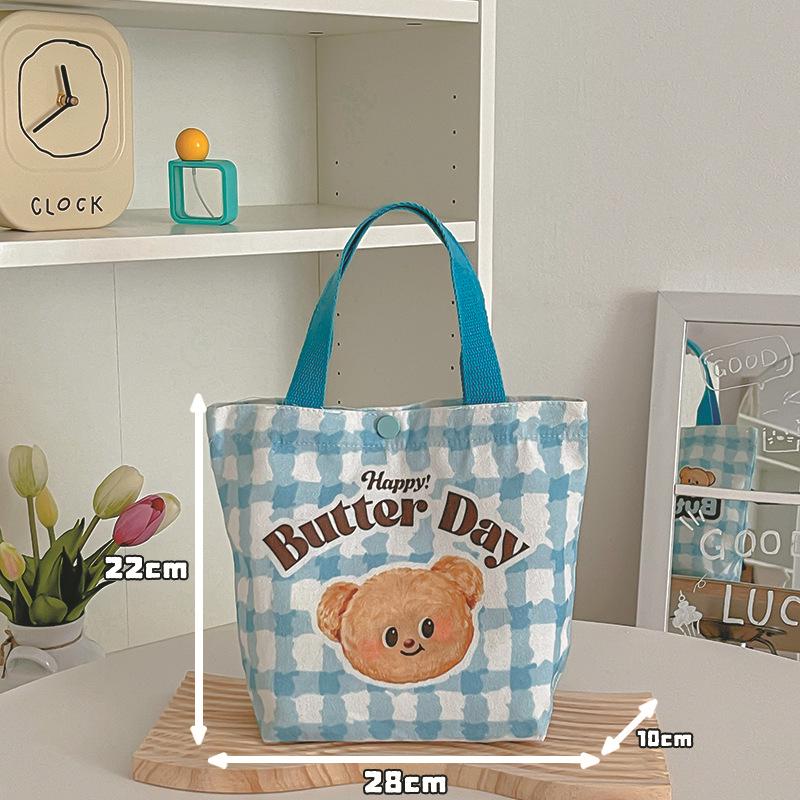 Adorable Kitty Canvas Tote Bag - Perfect for Students and Women