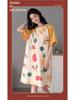 Pigiama Estivo da Donna a Cartoni Animati: Vestito Carino, a Maniche Corte, Taglie Forti, Sottile, Lungo per Casa o Esterno
