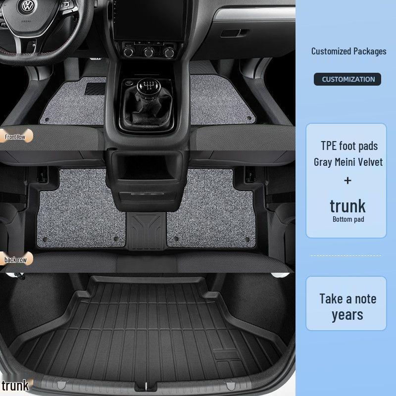 Volkswagen Sagitar Floor Mats & Door Sill Body Kit for Car Interior Style