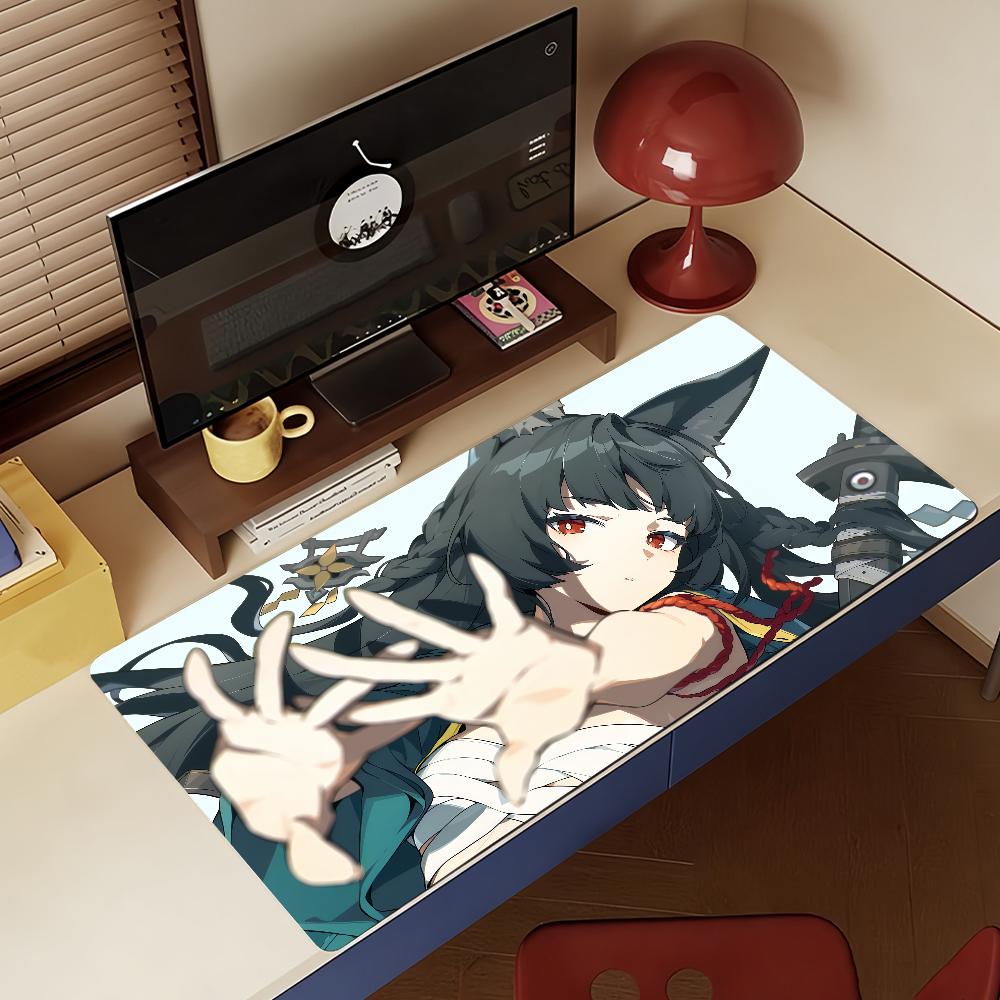 Tappetino Mouse Gioco Hoshimi Miyabi Zenless Zone Zero Gomma Antiscivolo Gamer Bilanciamento Computer Decorazione Deskmat Laptop Ufficio Grande