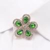 Sparkling 1 piece 35MM Flower Water Droplet Glass French Shirt Cufflink Set DIY Simple Cufflinks Wedding Clothing Accessories