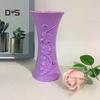 Embossment Vase Arrangement Pot Container Home Office Table Decor