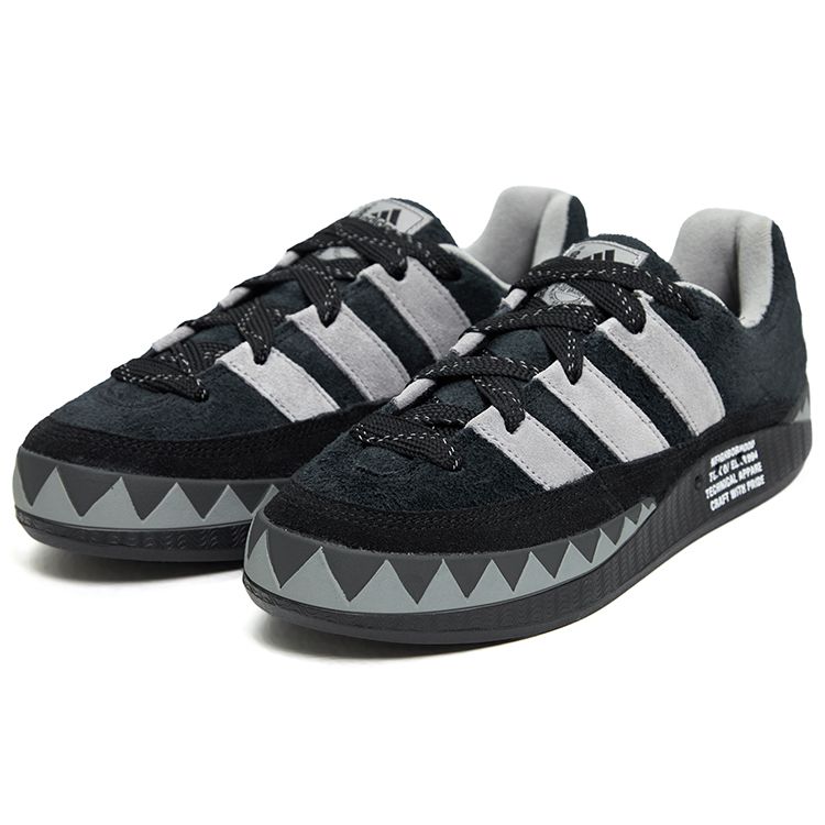Neighborhood X Adidas Adimatic Black Unisex Sneakers Core-Black Charcoal-Solid-Grey Dgh-Solid-Grey HP6770