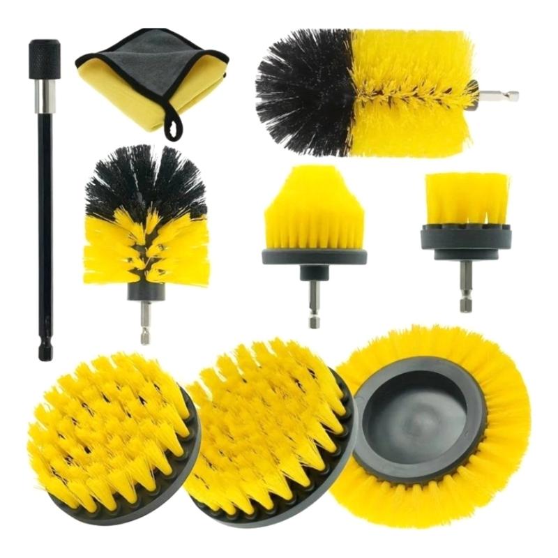Car Cleanings Set Car Set for Interior and Exteriors Car Washing Set with Brushes Polishing Sponges Cleanings