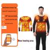 Electric Heated Thermal Underwear Set - Thick, Fleece-Lined Cold Protection for Middle-Aged and Elderly