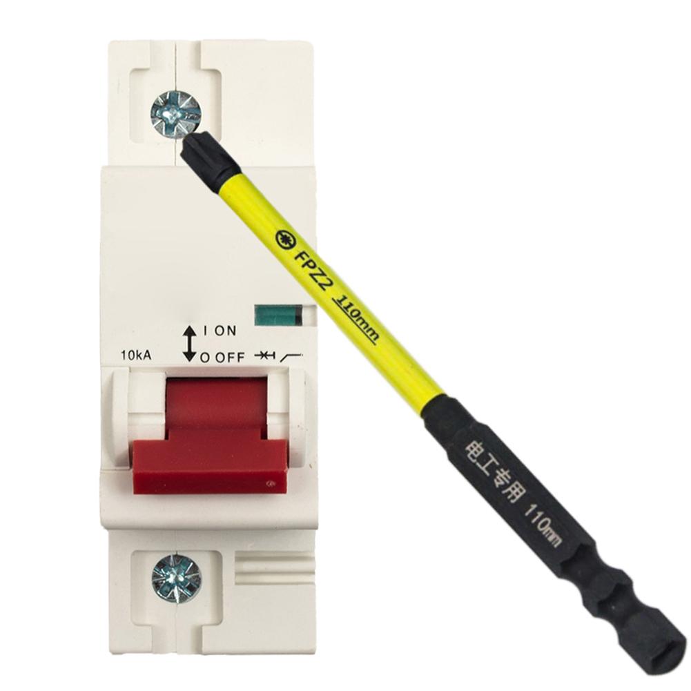 110mm / 4.33’’ Length Screwdriver Bits 6 Pcs/set Durable And Practical