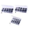 100/500pcs Steel Barbed Fish Hook Rustproof Carp Circle Hooks Baits Holder Hook
