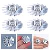 Aluminum Fan Impeller 27mm Fast Speed 100000RPM Impeller For Hair Dryer Cooling Industrial Equipment Accessories