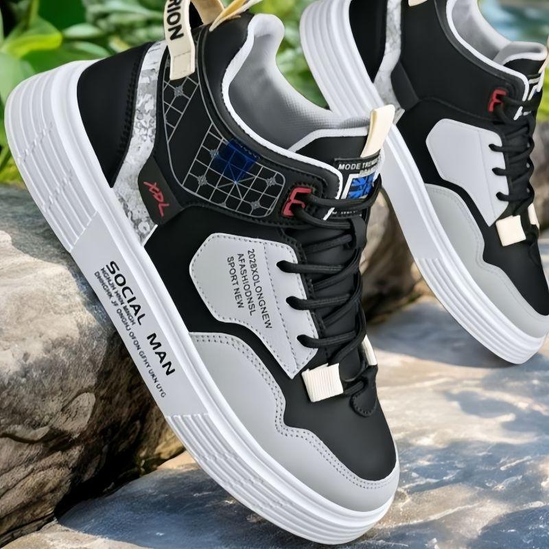 2025 autumn new versatile shoes men's trend high-top board shoes Korean version trendy shoes casual shoes youth canvas shoes