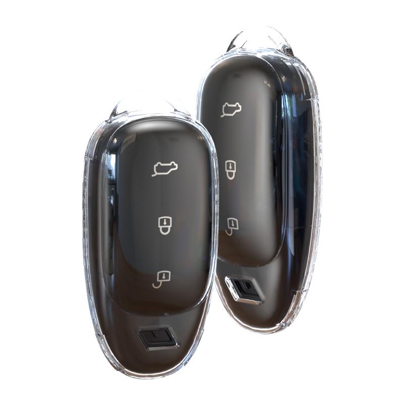 Smart Key Full Coverage TPU Transparent Protective Car Key Shell