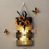 Wall Decoration Ins Style Wall Lamp Nordic Originality Plant Butterfly Background Home Decor Wall Lights Vase Lamp for Bedroom