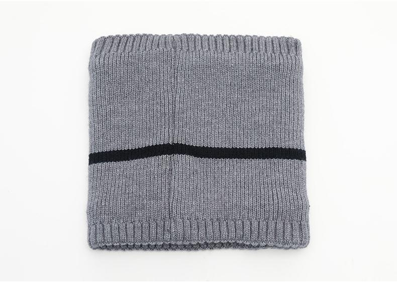 Pánský módní zimní pletený nákrčník/šála ze směsi vlny