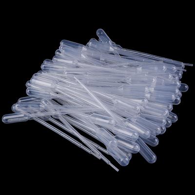 100Pcs 1Ml Disposable Plastic Eye Dropper Set Transfer Graduated Pipettes