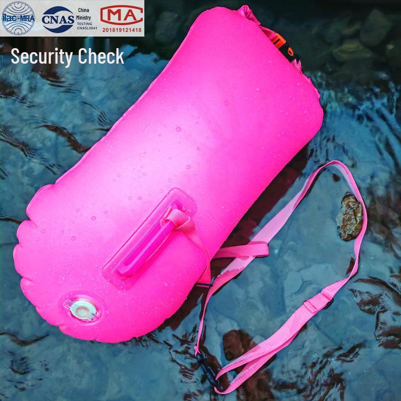 Tagalong Swimming Buoy: Portable Double Airbag Anti-Drowning Life-Saving Bag