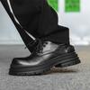 Modische Derby-Herrenlederschuhe mit dicker Sohle Modischer klassischer minimalistischer Stil Outdoor-Freizeit-Business Erwachsenenqualität Hochzeitsschuhe