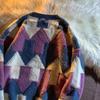 Men's Fashionable Autumn/Winter Arrow Jacquard Knit Sweater - Relaxed Korean Style Couple's Outfit