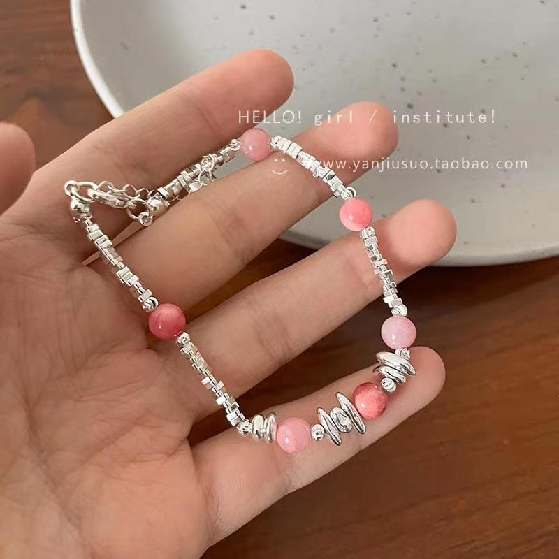 French retro imitation pearl bracelet new light luxury fashion celebrity style design sense versatile bracelet gift