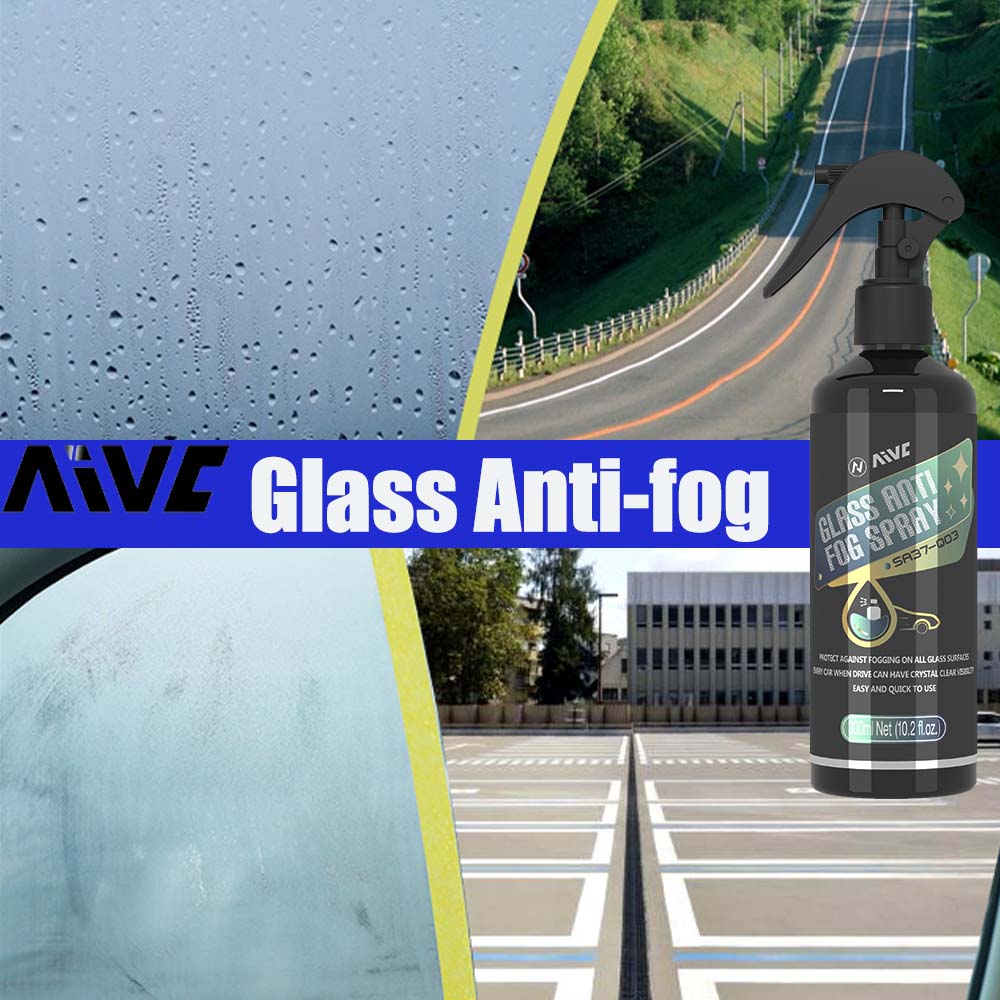 Glass Anti Fog Coating Spray Winter Car Interior Windshield Long Lasting Prevent Fogging Clear Vision Fog Repellent Mirror Clean