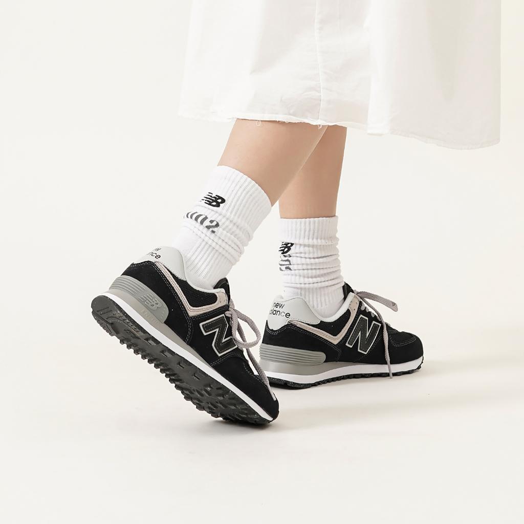 New New Balance 574 Black White ML574EVB