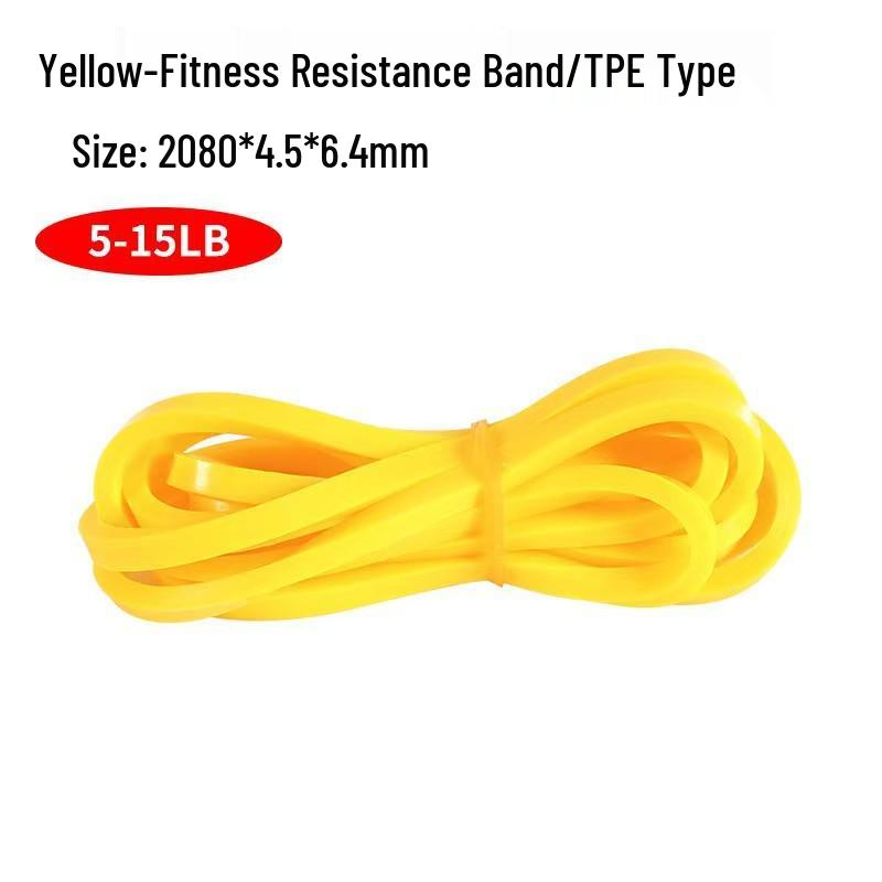 Eco-friendly TPE High-Elasticity Durable Resistance Band for Fitness, Strength Training, and Rehabilitation.