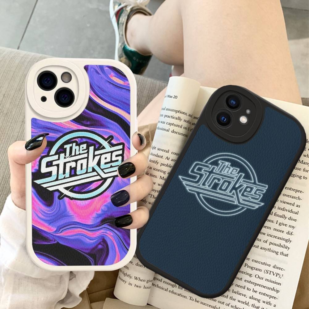 Classic Famous Rock Band The S-strokes Phone Case Hard Leather For IPhone 16 15 14 13 12 Mini 11 14 Pro Max Xs X Xr Plus Fundas