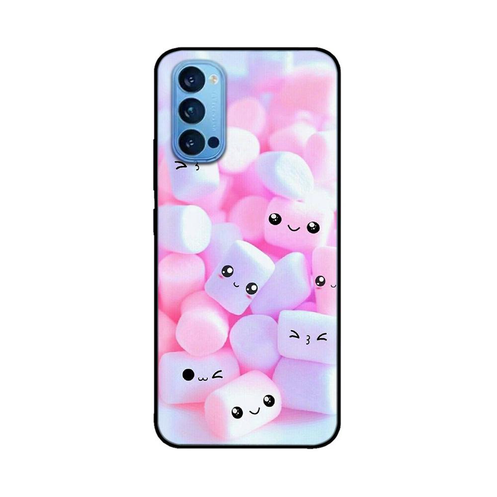 For Oppo Reno4 Pro 5G Case Soft TPU Black Silicone Phone Back Cover for OPPO Reno 4 Reno4 Pro 5G 4G Case Funda Coque Bumper Capa